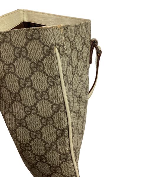 GUCCI（グッチ）GUCCI (グッチ) グッチ GGスプリーム トートバッグ ベージュの古着・服飾アイテム