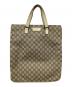 GUCCI（グッチ）の古着「グッチ GGスプリーム トートバッグ」｜ベージュ