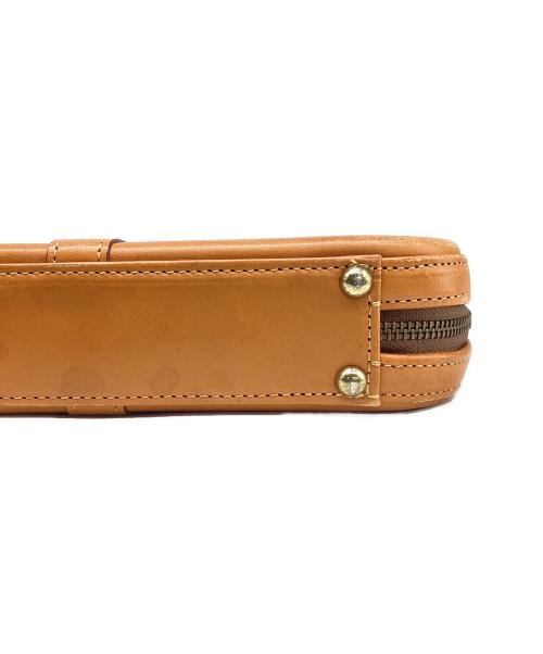 土屋鞄（ツチヤカバン）土屋鞄 (ツチヤカバン) ラウンドジップレザーブリーフケース ブラウンの古着・服飾アイテム
