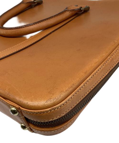 土屋鞄（ツチヤカバン）土屋鞄 (ツチヤカバン) ラウンドジップレザーブリーフケース ブラウンの古着・服飾アイテム