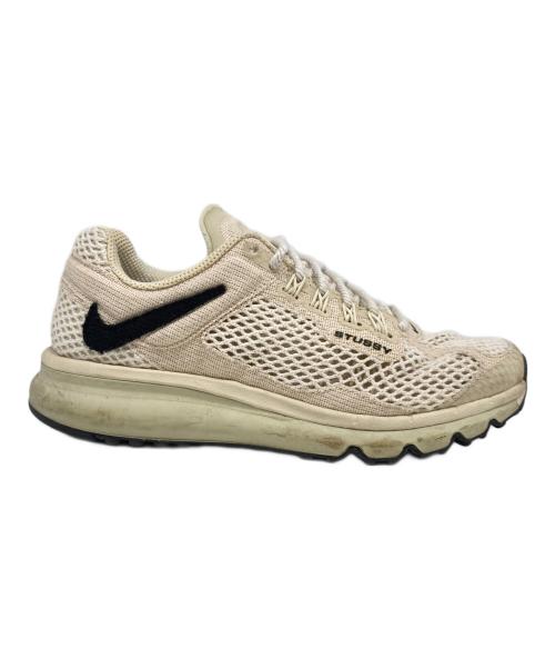 NIKE（ナイキ）NIKE (ナイキ) stussy (ステューシー) AIR MAX 2013 FOSSIL / エアマックス 2013 フォッシル ベージュ サイズ:26の古着・服飾アイテム