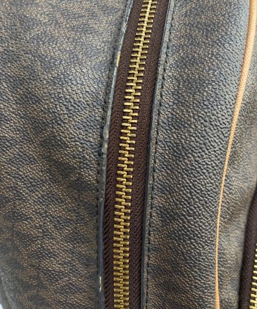 MICHAEL KORS（マイケル・コース）MICHAEL KORS (マイケル・コース) MK柄バックパック リュック ブラウンの古着・服飾アイテム