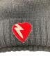 中古・古着 Saint Laurent Paris (サンローランパリ) ハートデザインニット帽 ブラック サイズ:M：8000円
