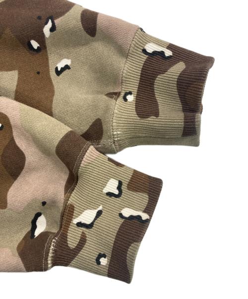 BlackEyePatch（ブラックアイパッチ）BlackEyePatch (ブラックアイパッチ) STENCIL LOGO EMBROIDERED ZIP HOODIE / ジップアップフーディー カーキ サイズ:Sの古着・服飾アイテム