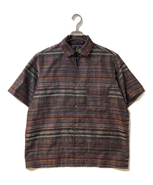 Needles（ニードルズ）Needles (ニードルズ) S/S ITALIAN COLLAR SHIRT パープル サイズ:Mの古着・服飾アイテム