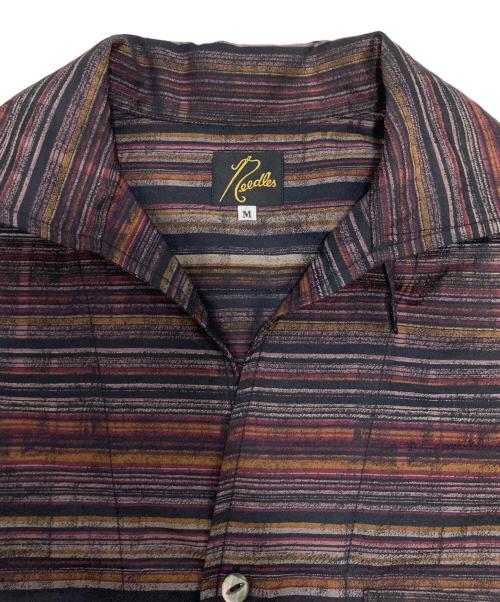 Needles（ニードルズ）Needles (ニードルズ) S/S ITALIAN COLLAR SHIRT パープル サイズ:Mの古着・服飾アイテム