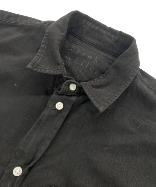 Frank&Eileen（フランクアンドアイリーン）Frank&Eileen (フランクアンドアイリーン) LUKE BKD オーバーダイ デニムシャツ ブラック サイズ:XSの古着・服飾アイテム