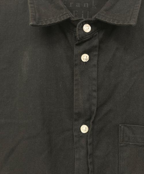 Frank&Eileen（フランクアンドアイリーン）Frank&Eileen (フランクアンドアイリーン) LUKE BKD オーバーダイ デニムシャツ ブラック サイズ:XSの古着・服飾アイテム