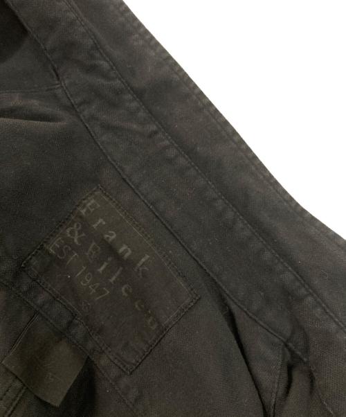 Frank&Eileen（フランクアンドアイリーン）Frank&Eileen (フランクアンドアイリーン) LUKE BKD オーバーダイ デニムシャツ ブラック サイズ:XSの古着・服飾アイテム