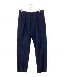 SUPREME（シュプリーム）の古着「Pleated Trouser / シルクネップ トラウザースラックス」｜ネイビー