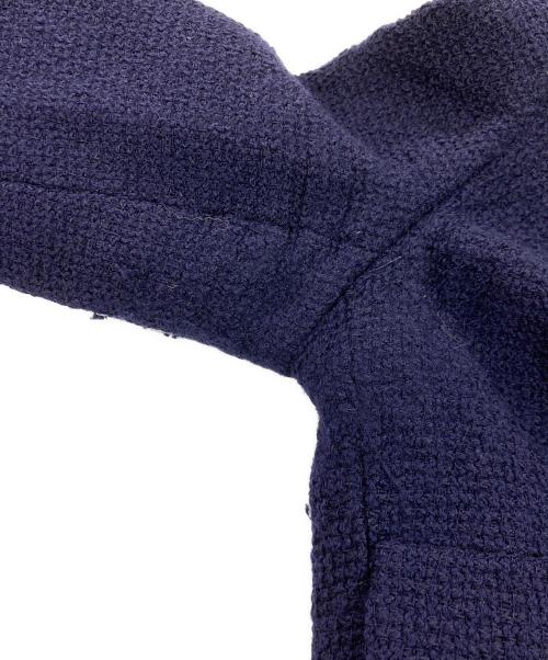 CHANEL（シャネル）CHANEL (シャネル) ココボタンツイードジャケット 93P ネイビー サイズ:34の古着・服飾アイテム