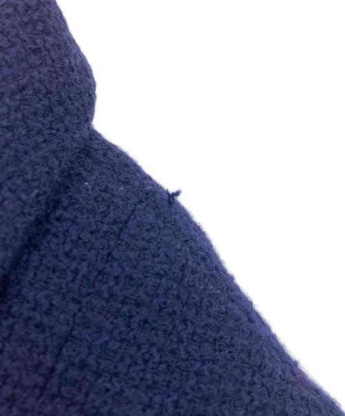 CHANEL（シャネル）CHANEL (シャネル) ココボタンツイードジャケット 93P ネイビー サイズ:34の古着・服飾アイテム