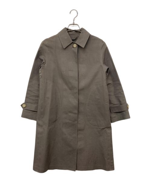 MACKINTOSH（マッキントッシュ）MACKINTOSH (マッキントッシュ) ゴム引きステンカラーコート グレー サイズ:36の古着・服飾アイテム