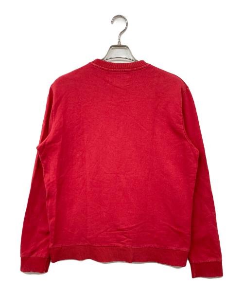 RAF SIMONS（ラフシモンズ）RAF SIMONS (ラフシモンズ) FRED PERRY (フレッドペリー) ロゴスウェット レッド サイズ:42の古着・服飾アイテム