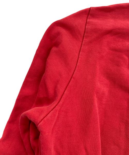 RAF SIMONS（ラフシモンズ）RAF SIMONS (ラフシモンズ) FRED PERRY (フレッドペリー) ロゴスウェット レッド サイズ:42の古着・服飾アイテム
