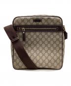 GUCCIグッチ）の古着「グッチ GGスプリーム ショルダーバッグ」｜ベージュ