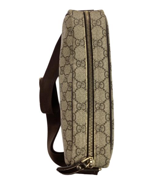 GUCCI（グッチ）GUCCI (グッチ) グッチ GGスプリーム ショルダーバッグ ベージュの古着・服飾アイテム