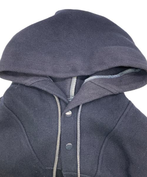 POLO RALPH LAUREN（ポロ・ラルフローレン）POLO RALPH LAUREN (ポロ・ラルフローレン) 90`sウールフーデッドコート ネイビー サイズ:Mの古着・服飾アイテム