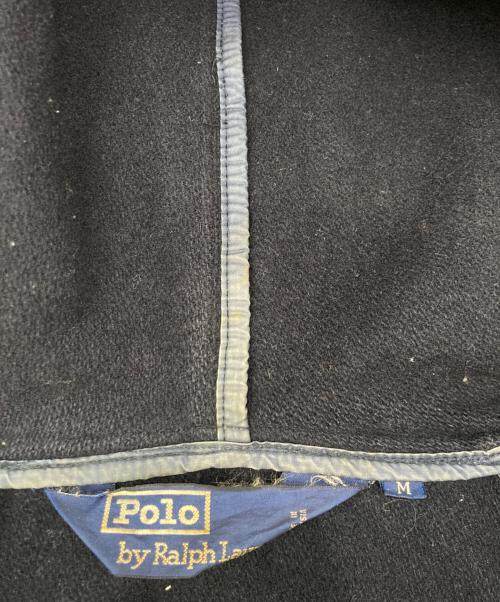 POLO RALPH LAUREN（ポロ・ラルフローレン）POLO RALPH LAUREN (ポロ・ラルフローレン) 90`sウールフーデッドコート ネイビー サイズ:Mの古着・服飾アイテム