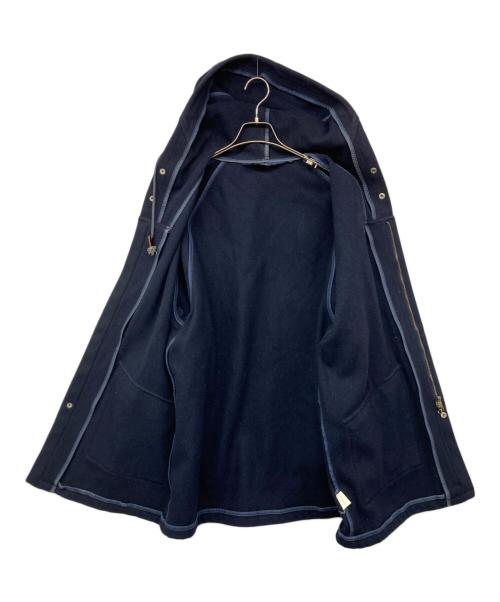 POLO RALPH LAUREN（ポロ・ラルフローレン）POLO RALPH LAUREN (ポロ・ラルフローレン) 90`sウールフーデッドコート ネイビー サイズ:Mの古着・服飾アイテム