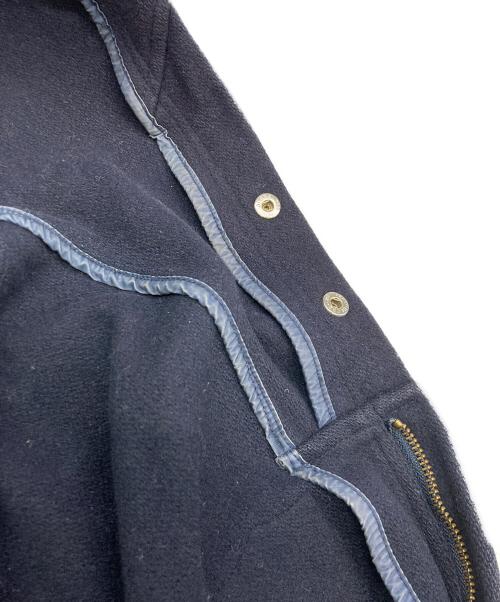 POLO RALPH LAUREN（ポロ・ラルフローレン）POLO RALPH LAUREN (ポロ・ラルフローレン) 90`sウールフーデッドコート ネイビー サイズ:Mの古着・服飾アイテム