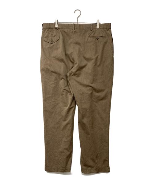 POLO RALPH LAUREN（ポロ・ラルフローレン）POLO RALPH LAUREN (ポロ・ラルフローレン) 2タックスラックス ブラウン サイズ:42の古着・服飾アイテム