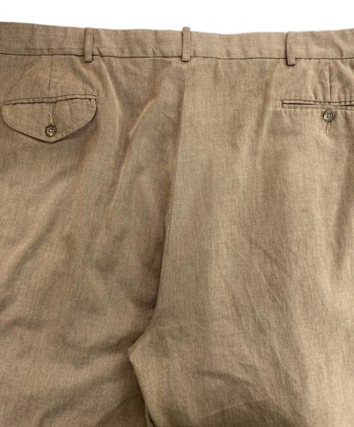 POLO RALPH LAUREN（ポロ・ラルフローレン）POLO RALPH LAUREN (ポロ・ラルフローレン) 2タックスラックス ブラウン サイズ:42の古着・服飾アイテム