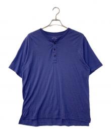 山と道（ヤマトミチ）の古着「100％ MERINO LIGHT HENLEY」｜ブルー