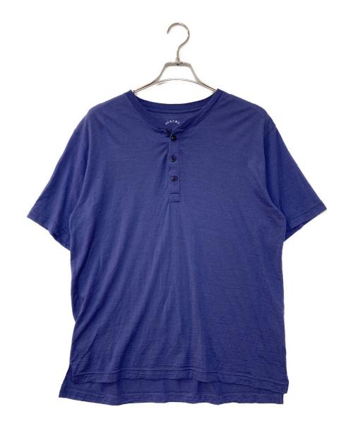 山と道（ヤマトミチ）山と道 (ヤマトミチ) 100％ MERINO LIGHT HENLEY ブルー サイズ:UNISEX Lの古着・服飾アイテム