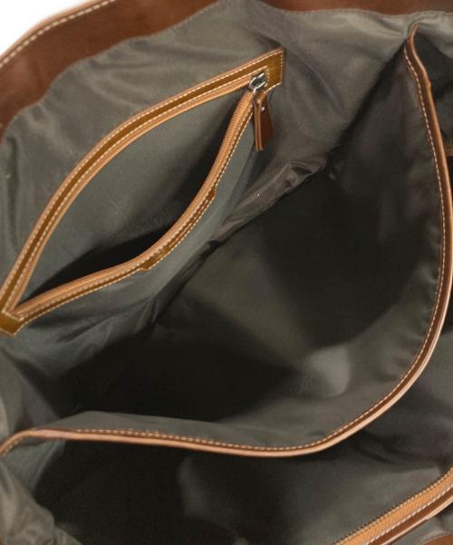 MORAL CODE（モラルコード）MORAL CODE (モラルコード) レザートートバッグ ブラウンの古着・服飾アイテム