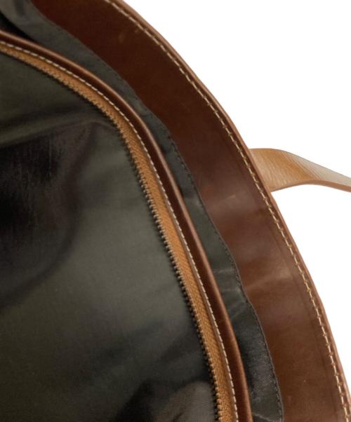 MORAL CODE（モラルコード）MORAL CODE (モラルコード) レザートートバッグ ブラウンの古着・服飾アイテム