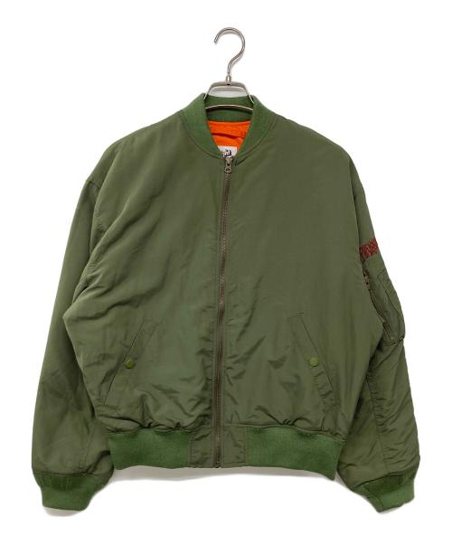 haght（ハイト）haght (ハイト) ボンバージャケット グリーン サイズ:Lの古着・服飾アイテム