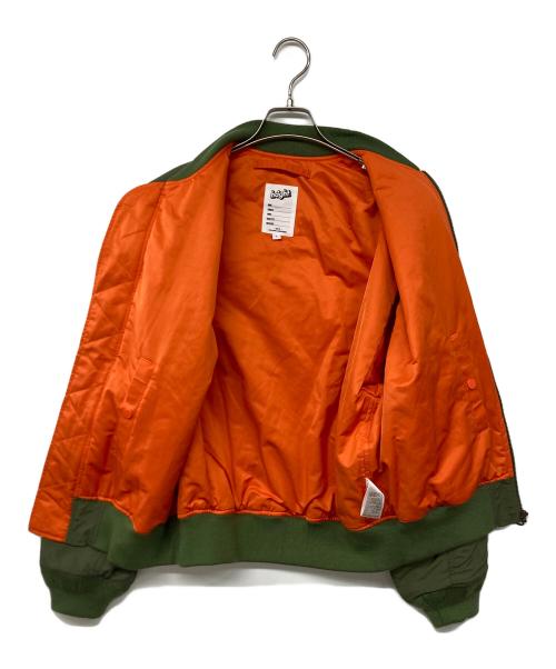 haght（ハイト）haght (ハイト) ボンバージャケット グリーン サイズ:Lの古着・服飾アイテム