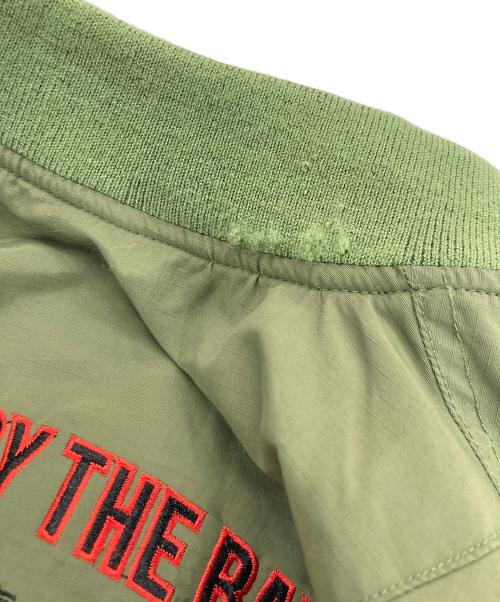 haght（ハイト）haght (ハイト) ボンバージャケット グリーン サイズ:Lの古着・服飾アイテム