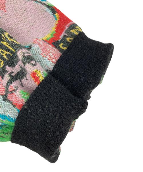 WACKO MARIA（ワコマリア）WACKO MARIA (ワコマリア) JEAN-MICHEL BASQUIAT (ジャン ミシェル バスキア) CREW NECK SWEATER マルチカラー サイズ:Lの古着・服飾アイテム