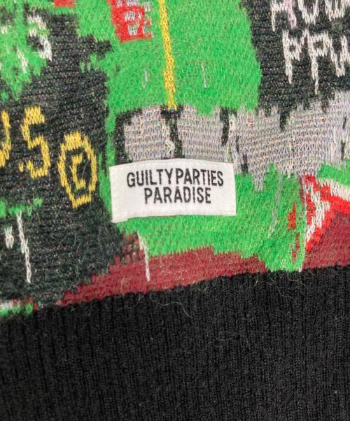 WACKO MARIA（ワコマリア）WACKO MARIA (ワコマリア) JEAN-MICHEL BASQUIAT (ジャン ミシェル バスキア) CREW NECK SWEATER マルチカラー サイズ:Lの古着・服飾アイテム