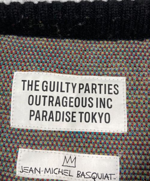 WACKO MARIA（ワコマリア）WACKO MARIA (ワコマリア) JEAN-MICHEL BASQUIAT (ジャン ミシェル バスキア) CREW NECK SWEATER マルチカラー サイズ:Lの古着・服飾アイテム