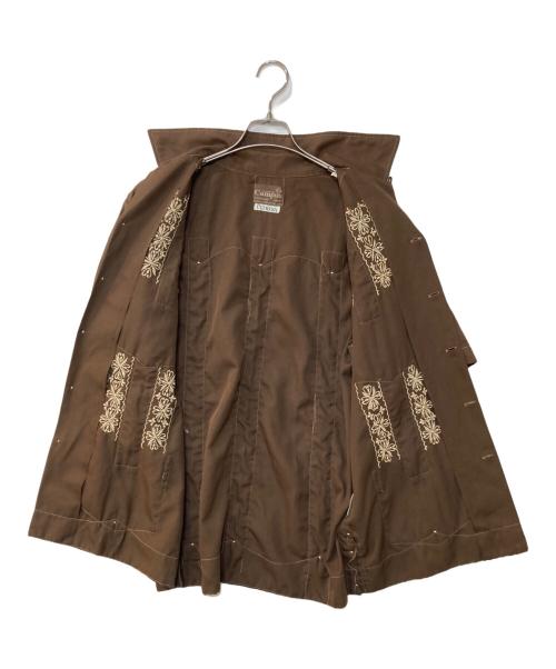 USED（ユーズド）USED (ユーズド) 60's キューバシャツ CAMPOS ブラウン サイズ:40の古着・服飾アイテム