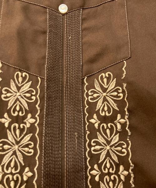 USED（ユーズド）USED (ユーズド) 60's キューバシャツ CAMPOS ブラウン サイズ:40の古着・服飾アイテム