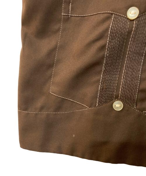 USED（ユーズド）USED (ユーズド) 60's キューバシャツ CAMPOS ブラウン サイズ:40の古着・服飾アイテム