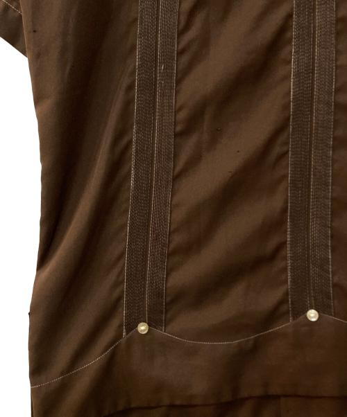 USED（ユーズド）USED (ユーズド) 60's キューバシャツ CAMPOS ブラウン サイズ:40の古着・服飾アイテム