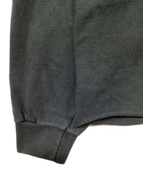 HARLEY-DAVIDSON（ハーレーダビッドソン）HARLEY-DAVIDSON (ハーレーダビッドソン) 00's ファイヤーパターンロングスリーブカットソー ブラック サイズ:記載なしの古着・服飾アイテム