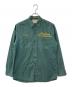 USED（ユーズド）の古着「50's~60's チェーンステッチワークシャツ」｜グリーン