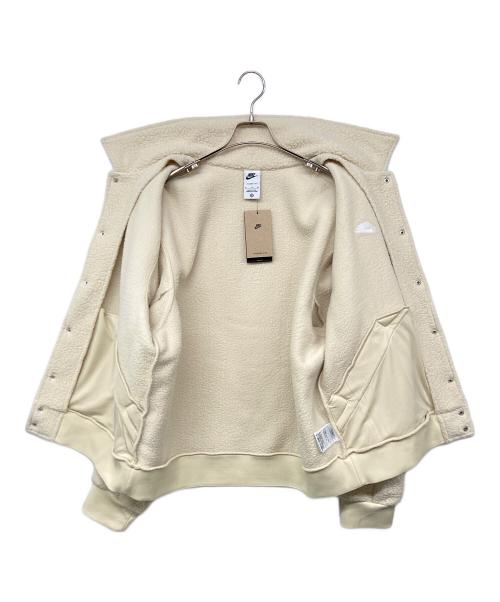 NIKE（ナイキ）NIKE (ナイキ) High-Pile Fleece Coaches Jacket / ハイパイル フリース コーチ ジャケット アイボリー サイズ:XLの古着・服飾アイテム