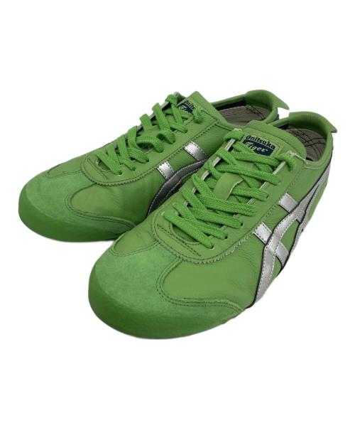 Onitsuka Tiger（オニツカタイガー）Onitsuka Tiger (オニツカタイガー) MEXICO 66 ローカットスニーカー グリーン サイズ:28.0の古着・服飾アイテム