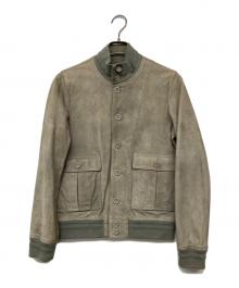 VALSTAR（ヴァルスター）の古着「ゴートスウェードジャケット」｜グレー