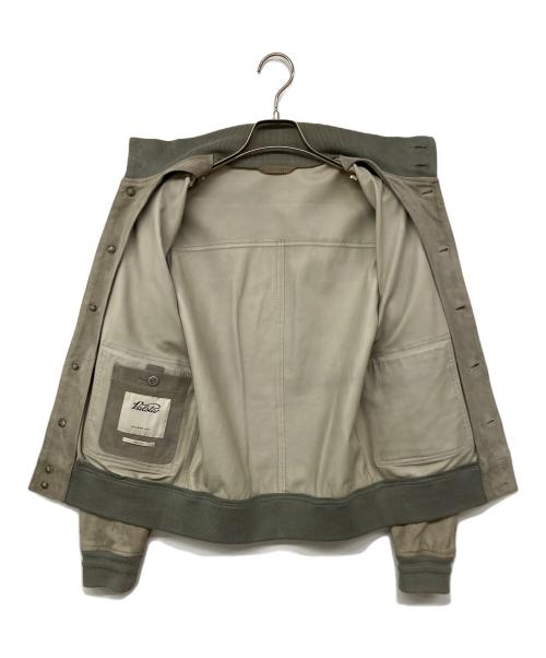 VALSTAR（ヴァルスター）Valstar (ヴァルスター) ゴートスウェードジャケット グレー サイズ:44の古着・服飾アイテム