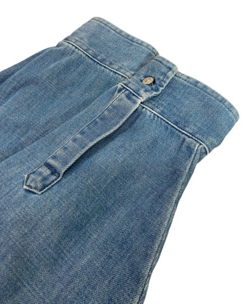 MM6 Maison Margiela（エムエムシックスメゾンマルジェラ）MM6 Maison Margiela (エムエムシックスメゾンマルジェラ) デニムルーズロングスリーブシャツ インディゴ サイズ:42の古着・服飾アイテム