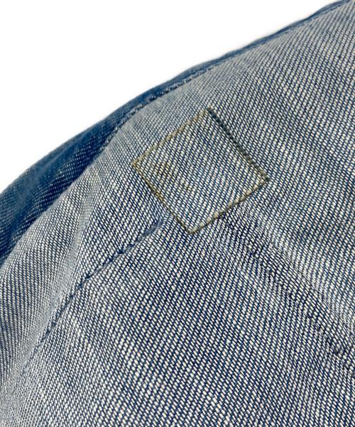 MM6 Maison Margiela（エムエムシックスメゾンマルジェラ）MM6 Maison Margiela (エムエムシックスメゾンマルジェラ) デニムルーズロングスリーブシャツ インディゴ サイズ:42の古着・服飾アイテム