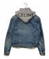 CELINE (セリーヌ) トラッカージャケット / ユニオンウォッシュ デニム インディゴ サイズ:　XS：80000円
